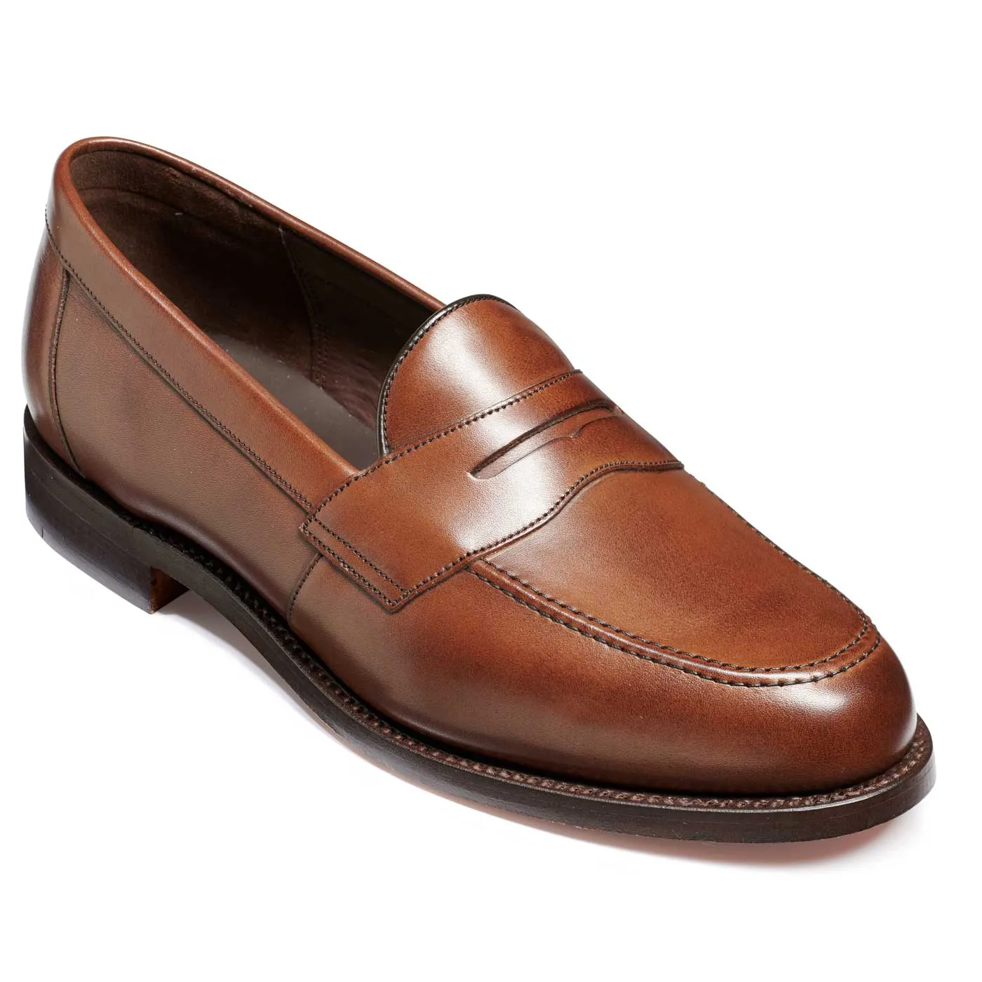 40% OFF BARKER Portsmouth Shoes - Mens Penny loafer - Dark Walnut Calf - Size: UK 10