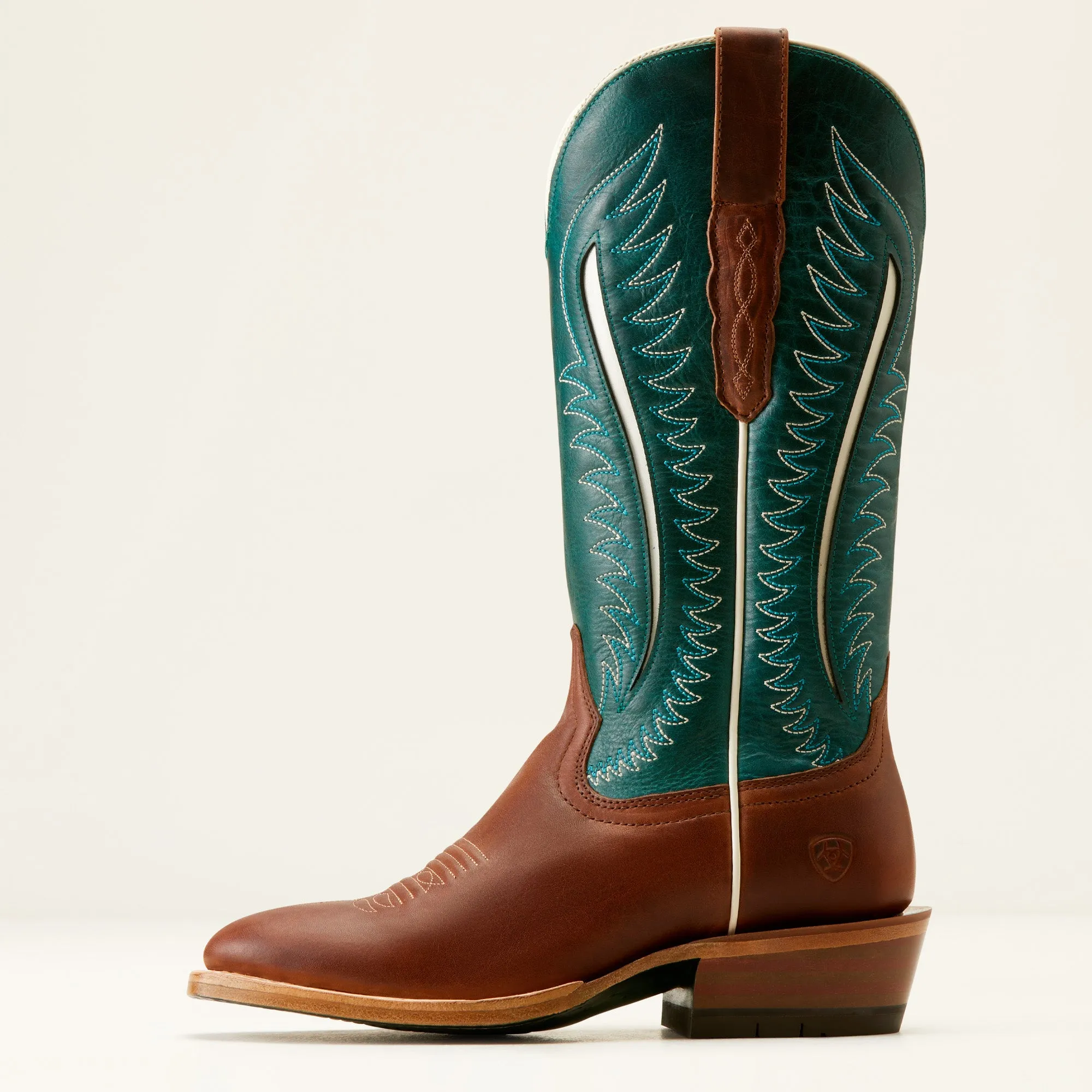 Ariat Women's Rust Futurity Limited J-Toe Western Boots with Dark Green Tops