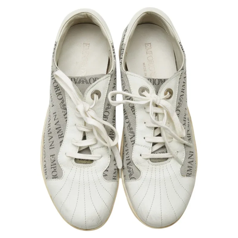 Armani Canvas Leather Sneakers Women