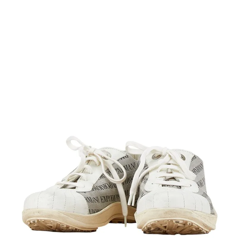 Armani Canvas Leather Sneakers Women