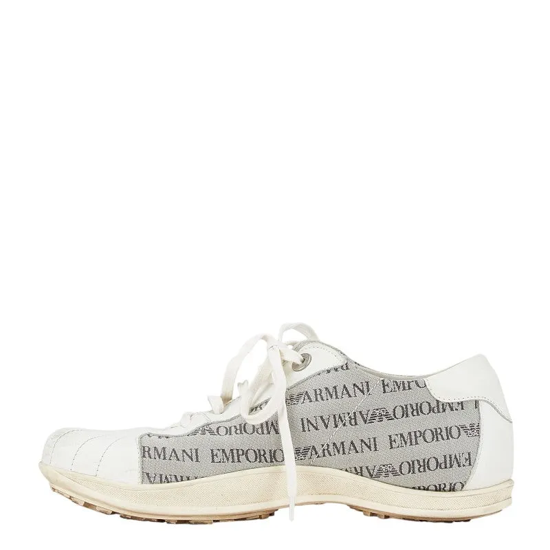 Armani Canvas Leather Sneakers Women