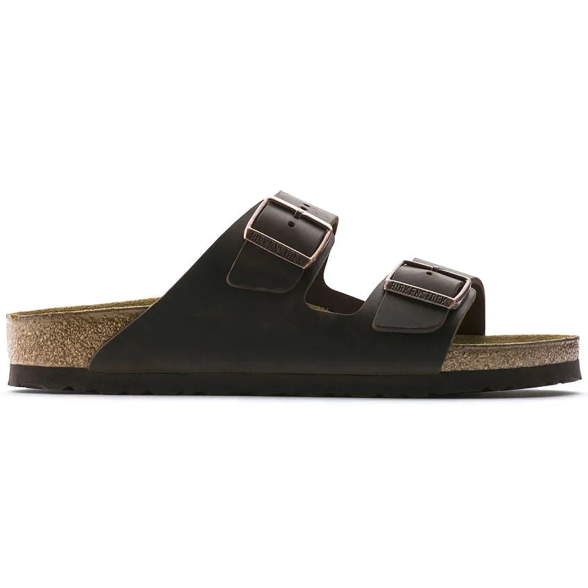 BIRKENSTOCK ARIZONA CLASSIC FOOTBED SANDAL - HABANA OILED LEATHER