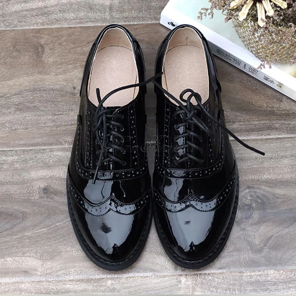 Cool Vintage Inspired Wingtip Oxford Shoes