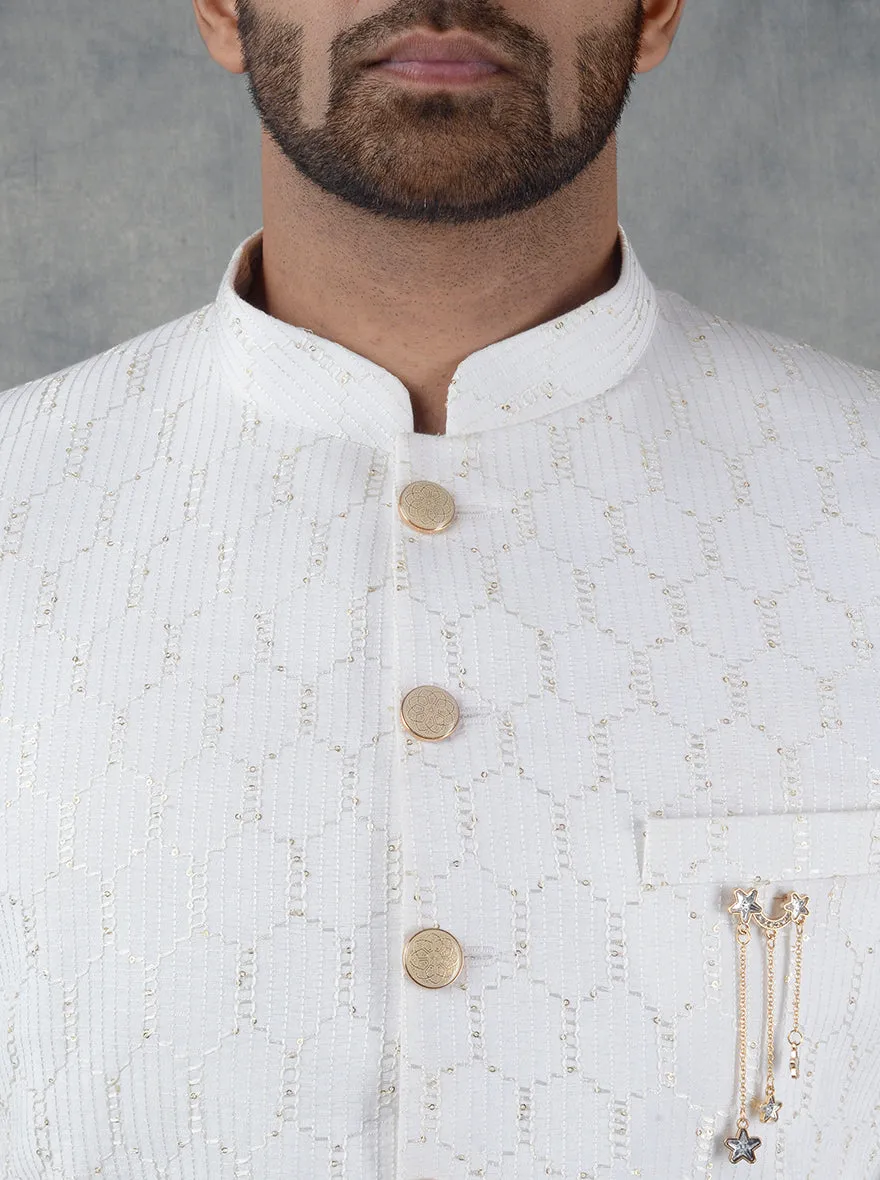 Cream Jodhpuri Suit | JadeBlue