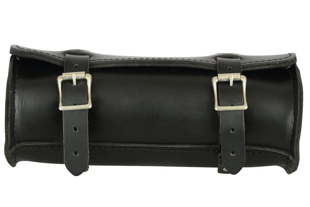 DS4001 Premium Large Leather Round Tool Bag