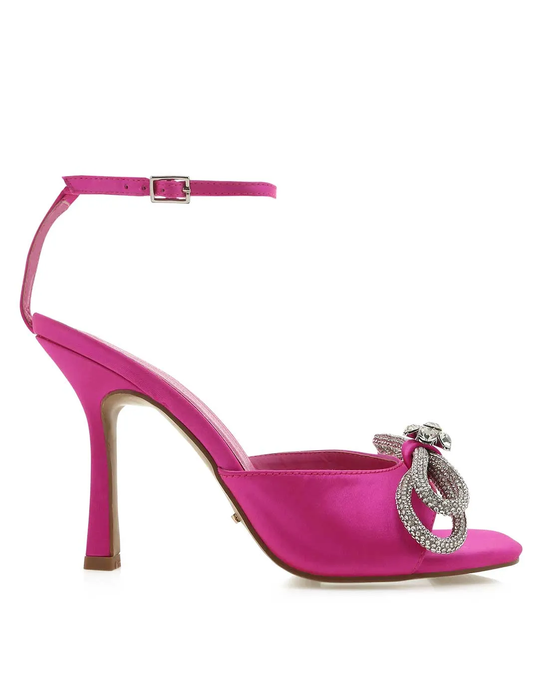 Elarni Diamante Heels - Fuschia