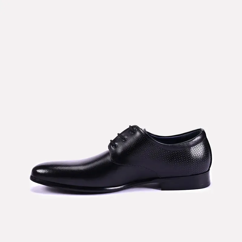 Eton Black Oxford Shoes 0111230