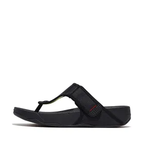 Fitflop Men Trakk Ii Mens Water-Resistant Toe-Post Sandals |GT2-001| Black