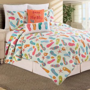 Flip Flop Life Quilt Set