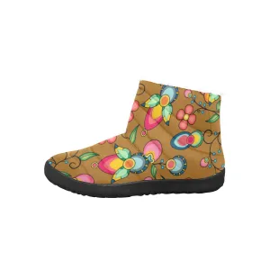 Floral Bounty Fall Leaves Women's Padded Winter Boot