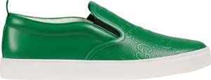 Gucci Slip-On GG Embossed Sneakers - Green