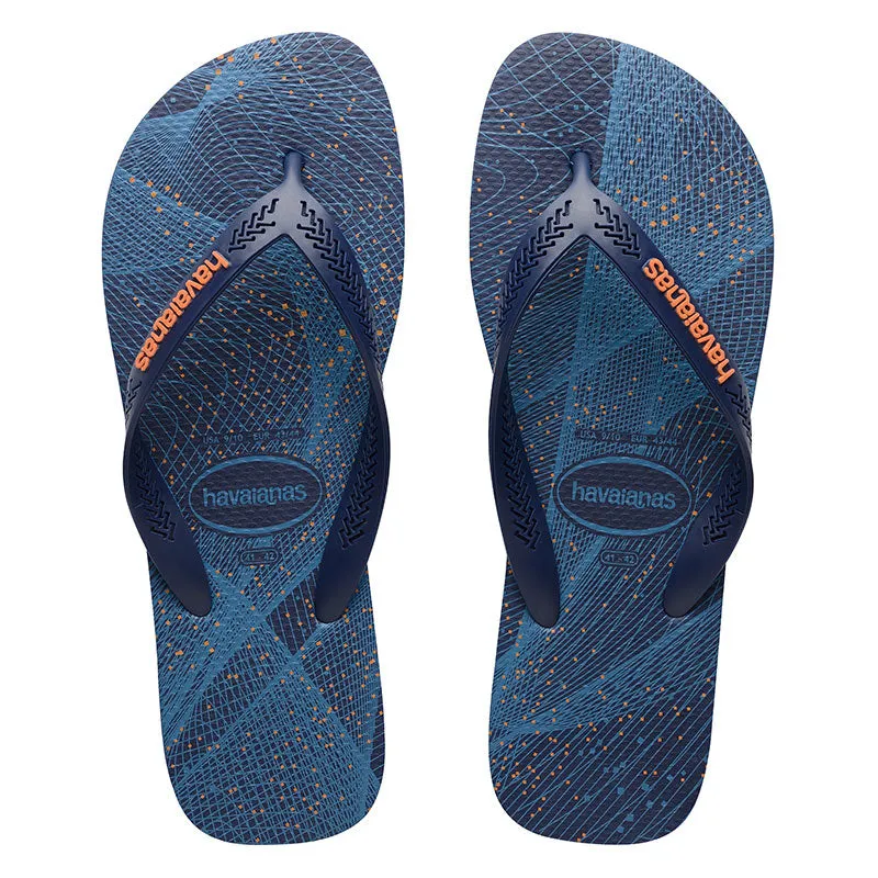 HAVAIANAS Aero Graphic Navy Blue/Navy Blue/Begonia Orange Male