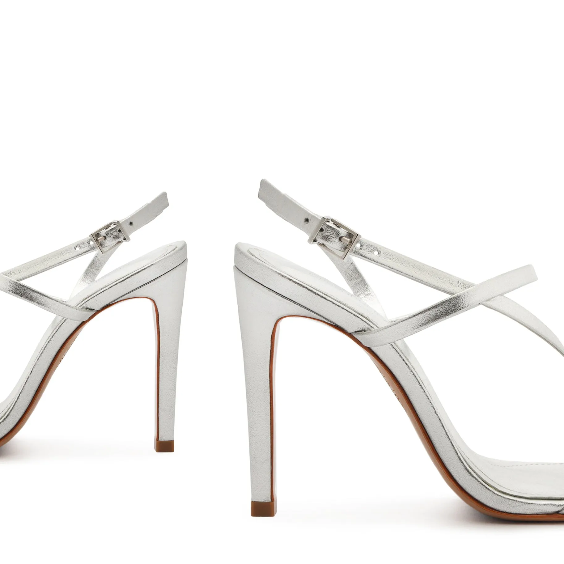 Heloise High Metallic Leather Sandal