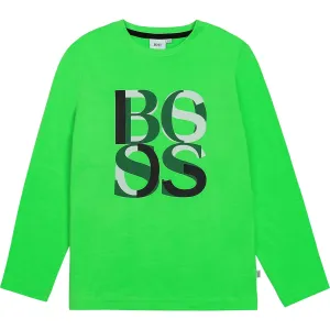 HUGO BOSS - Long Sleeve Top - Green