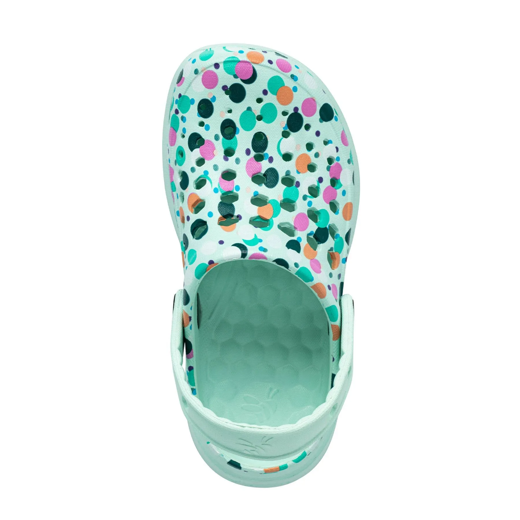 Joybees Kids Active Clog Graphic Polka Dot Mint