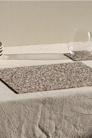 Liga Beach Clean Rectangle Placemat - Set of Four