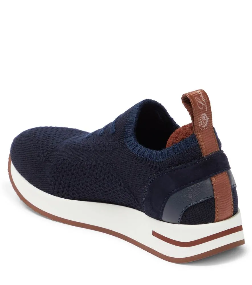 Loro Piana slip-on sneakers, blue