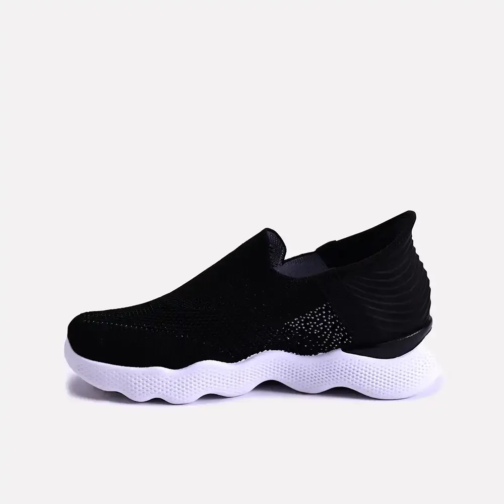 Margaret Black Slip On Sneakers 0440682