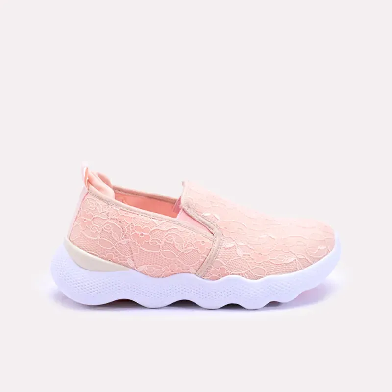 Millicent Peach Slip On Sneakers 0440734