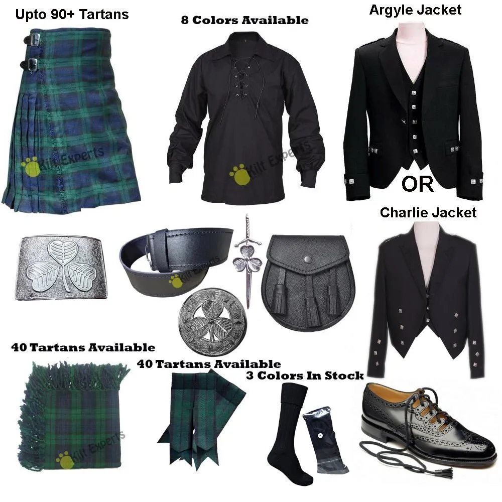 New Complete Outfit Wedding Kilt Deal