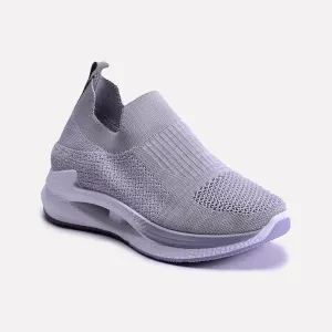 Nicole Gray Slip On Sneakers 0440687