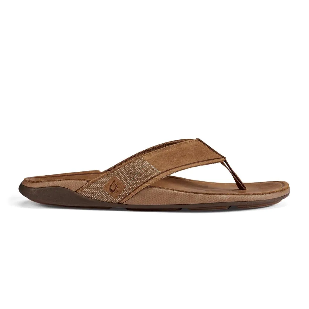 Olukai "Tuahine" Men's Waterproof Leather Sandals