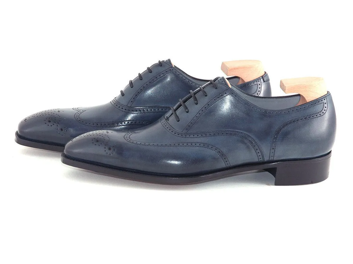 "Mitchell" in Midnight Blue Calf - Deco