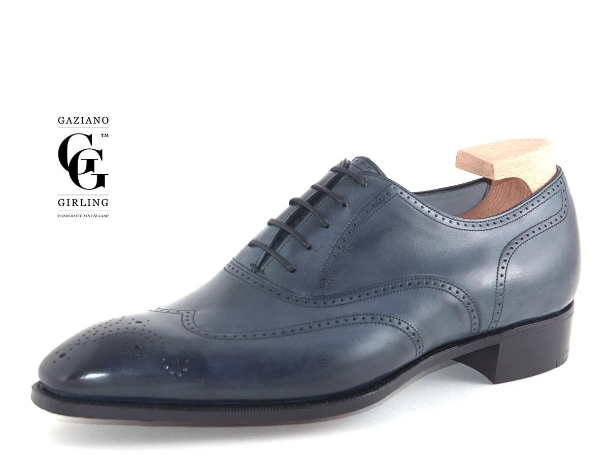 "Mitchell" in Midnight Blue Calf - Deco