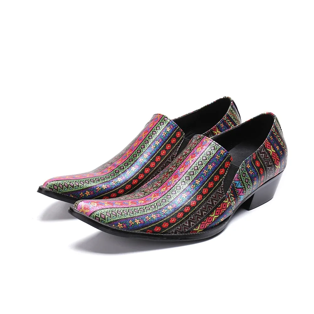 RegalExo Pointed Toe Slip-On Oxford Shoes