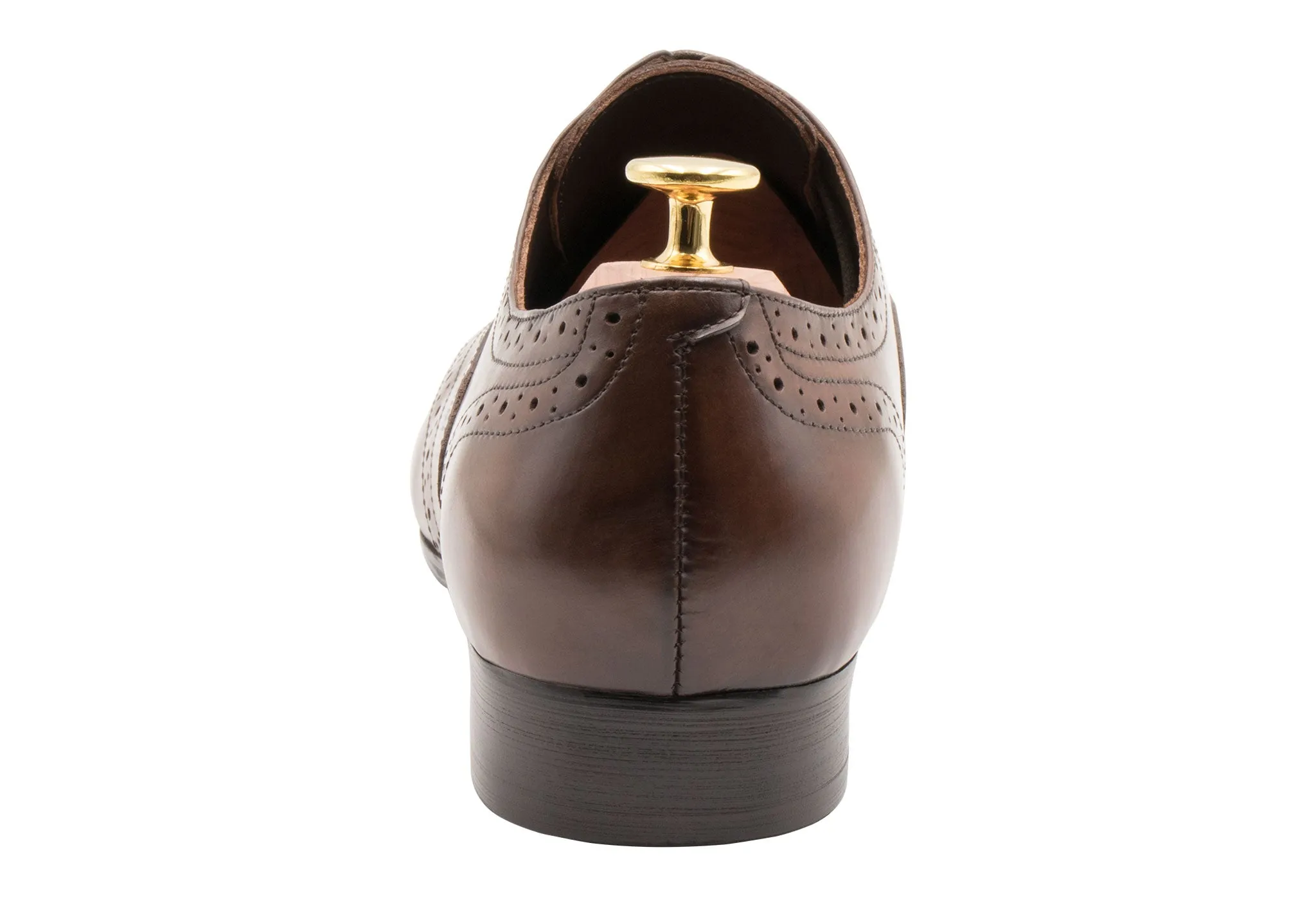 Rosario Wingtip Pecan Oxford