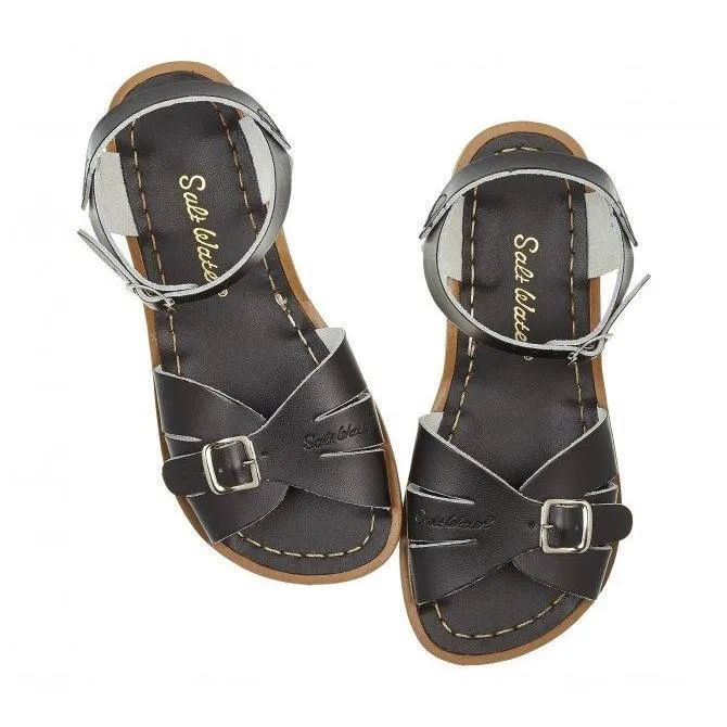 Saltwater Classic Sandals - Black - Adult