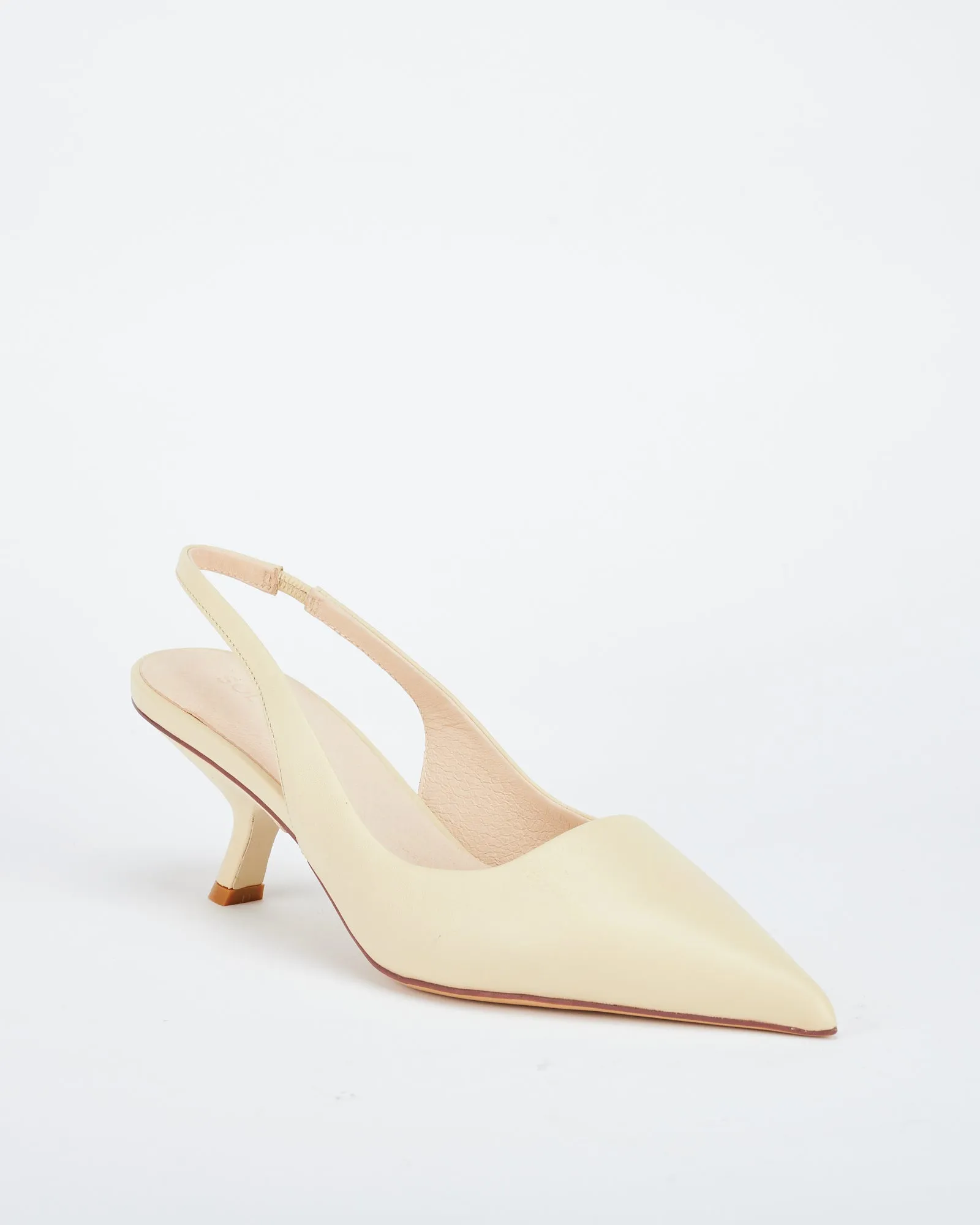 Sandra Heel Off White