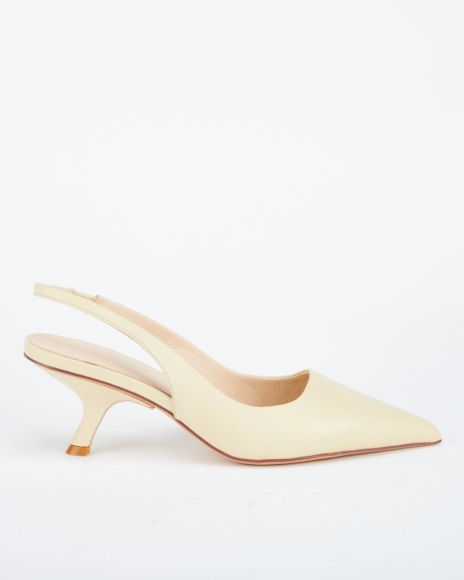 Sandra Heel Off White