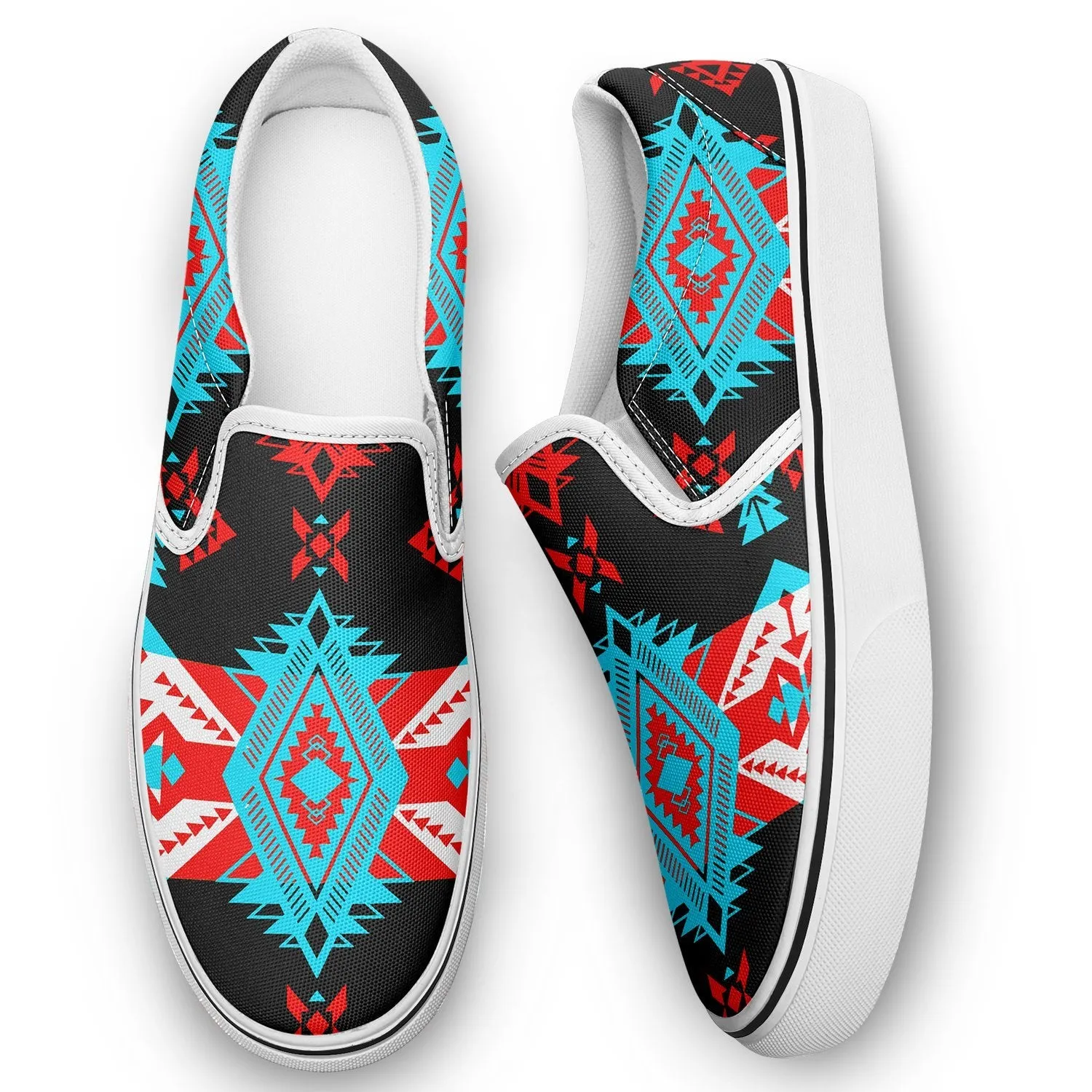 Sovereign Nation Trade Otoyimm Kid's Canvas Slip On Shoes