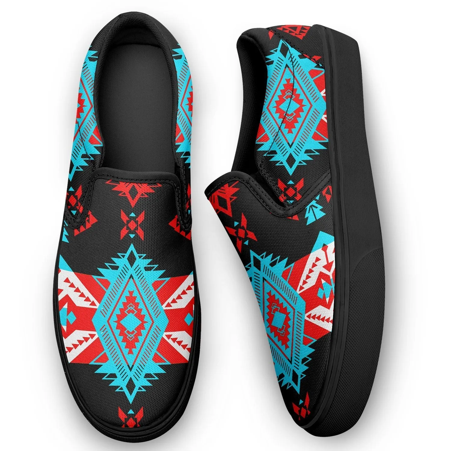 Sovereign Nation Trade Otoyimm Kid's Canvas Slip On Shoes