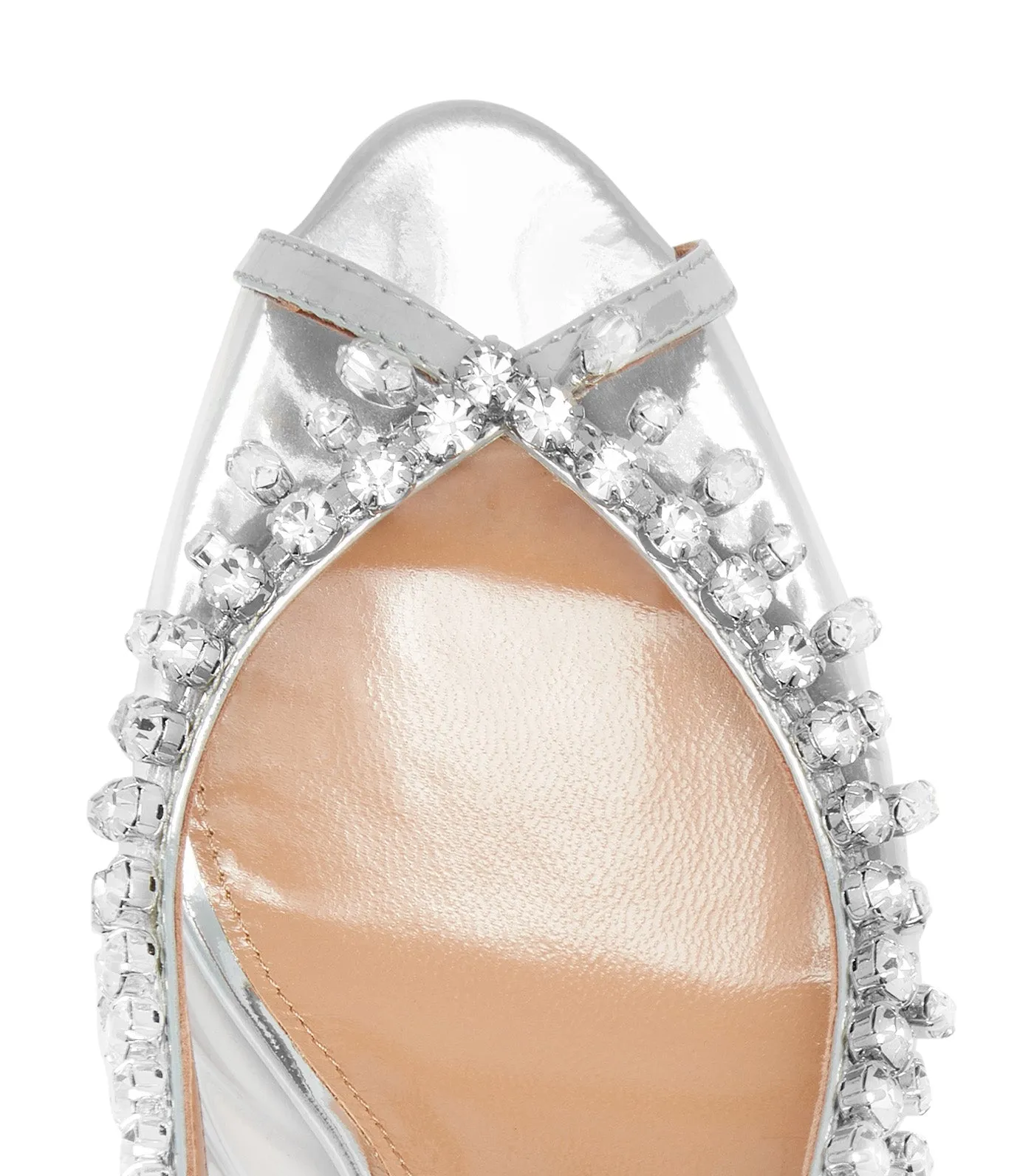 Temptation Crystal Sandal 75 Silver