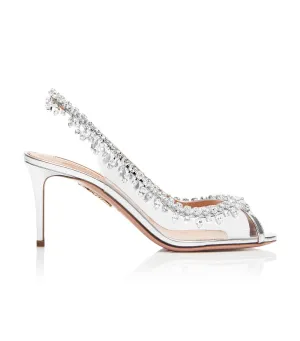 Temptation Crystal Sandal 75 Silver