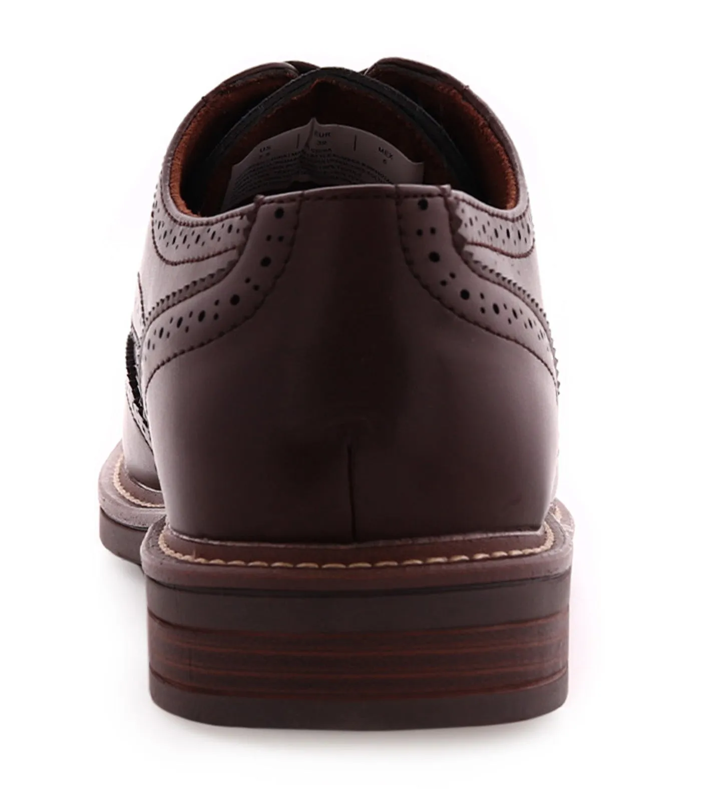 The Flex Brogue Lace Up Coffee