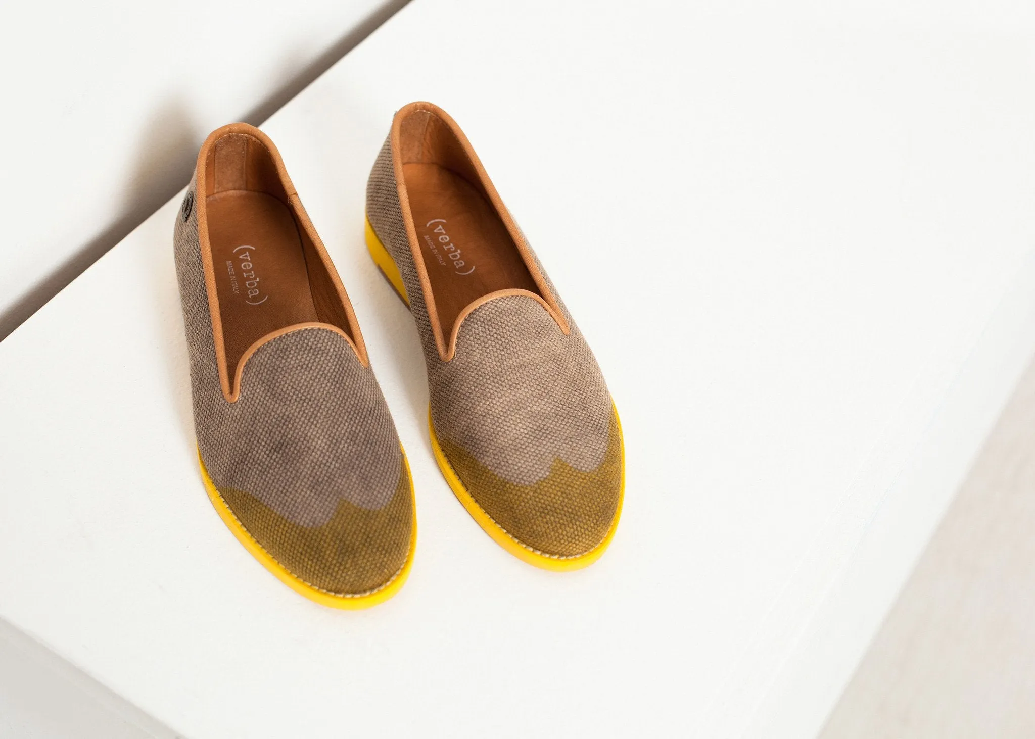 Wingtip Loafer in Yellow