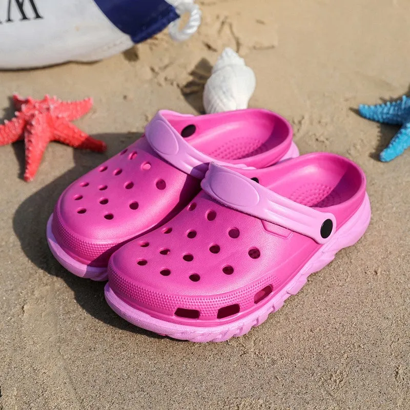 Women's breathable flat fashion cute beach sandals slippers