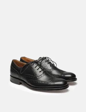 Womens Grenson Martha Brogues - Black