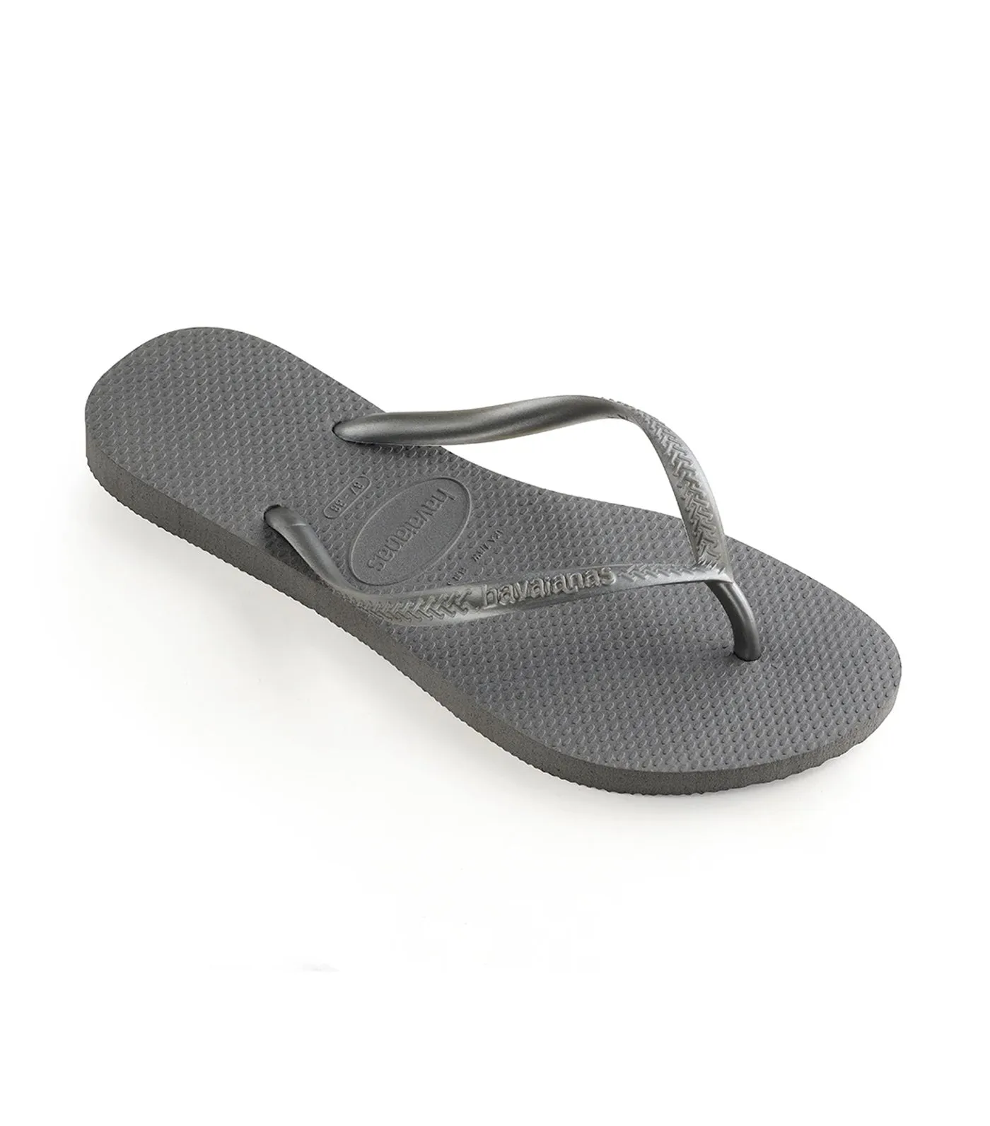 Women's Slim Flip Flops - Steel Gray